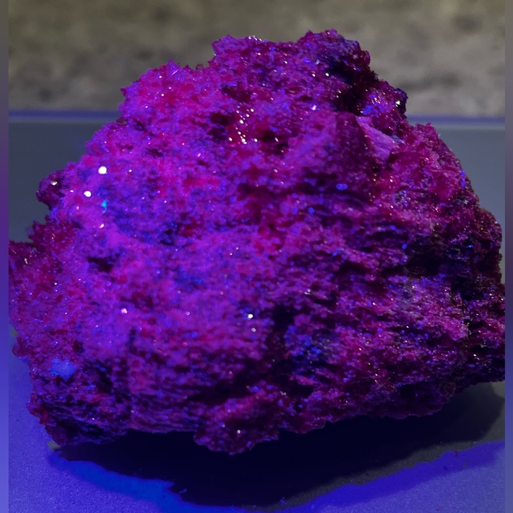 Raw Ruby with UV Flashlight - Picture 5 of 10